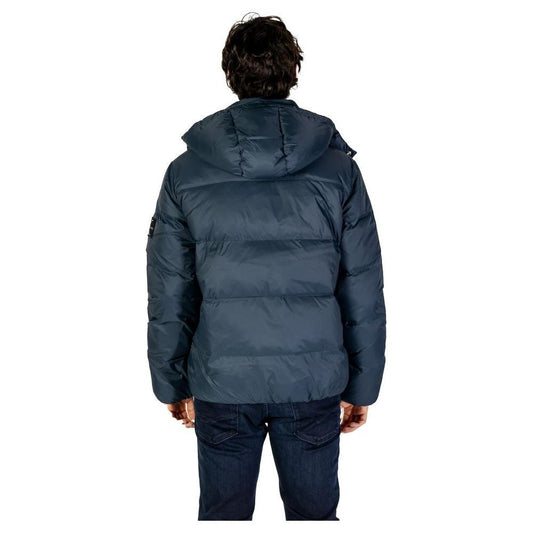 Calvin Klein Jeans Blue Polyamide Jackets & Coat CA-14580400375-IT48 | L