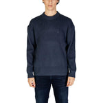 Calvin Klein Jeans Blue Cotton Sweater CA-14580800375-IT54 | XXL