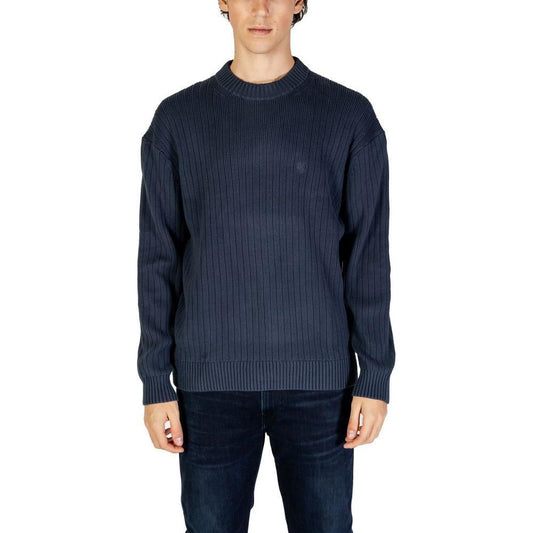 Calvin Klein Jeans Blue Cotton Sweater CA-14580800375-IT54 | XXL