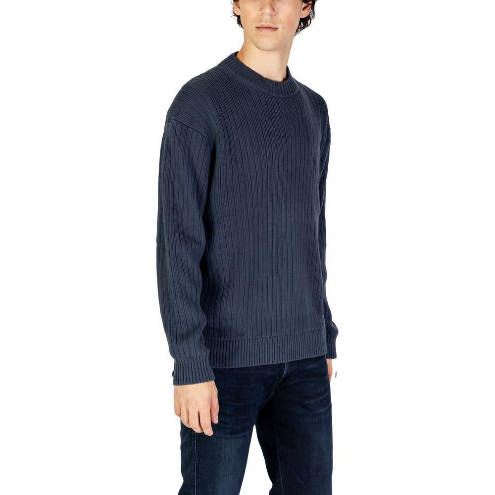 Calvin Klein Jeans Blue Cotton Sweater CA-14580800375-IT54 | XXL