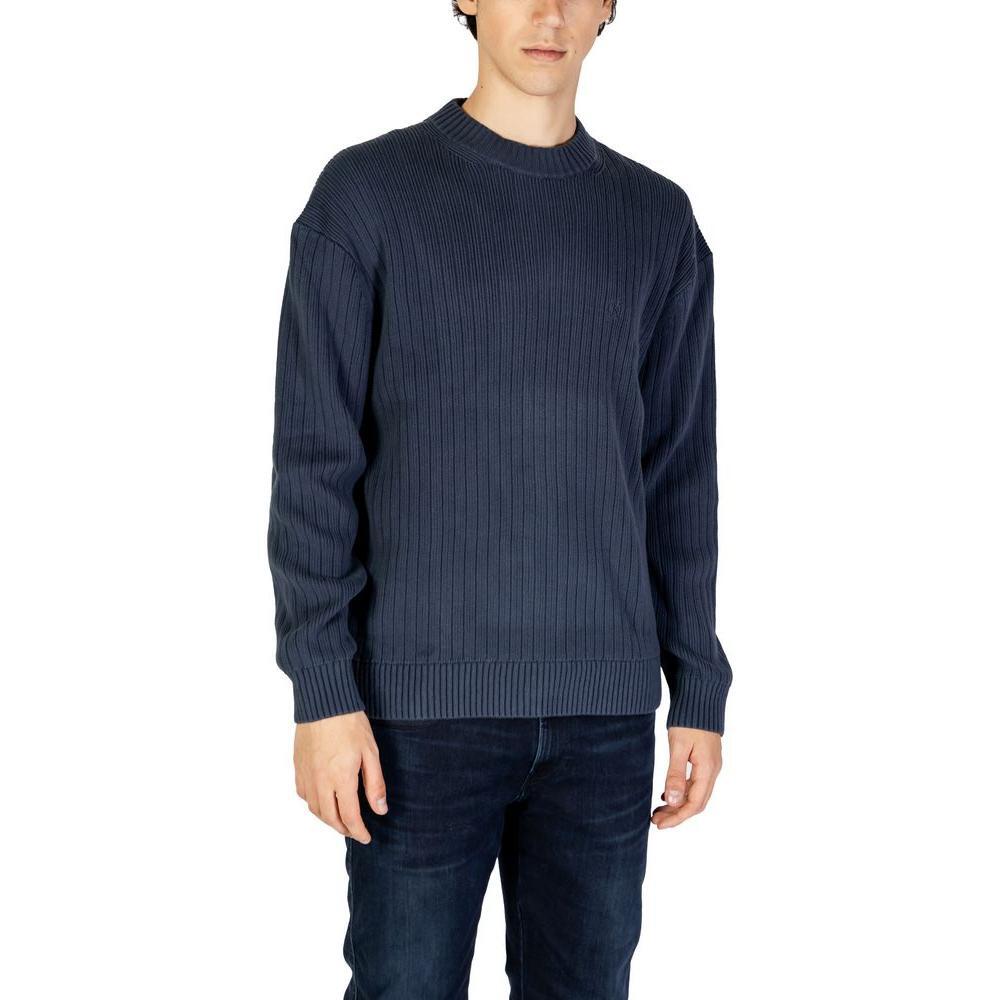 Calvin Klein Jeans Blue Cotton Sweater CA-14580800375-IT54 | XXL