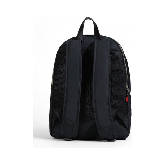 Tommy Hilfiger Black Recycled Polyester Backpack TOHI-14605200009