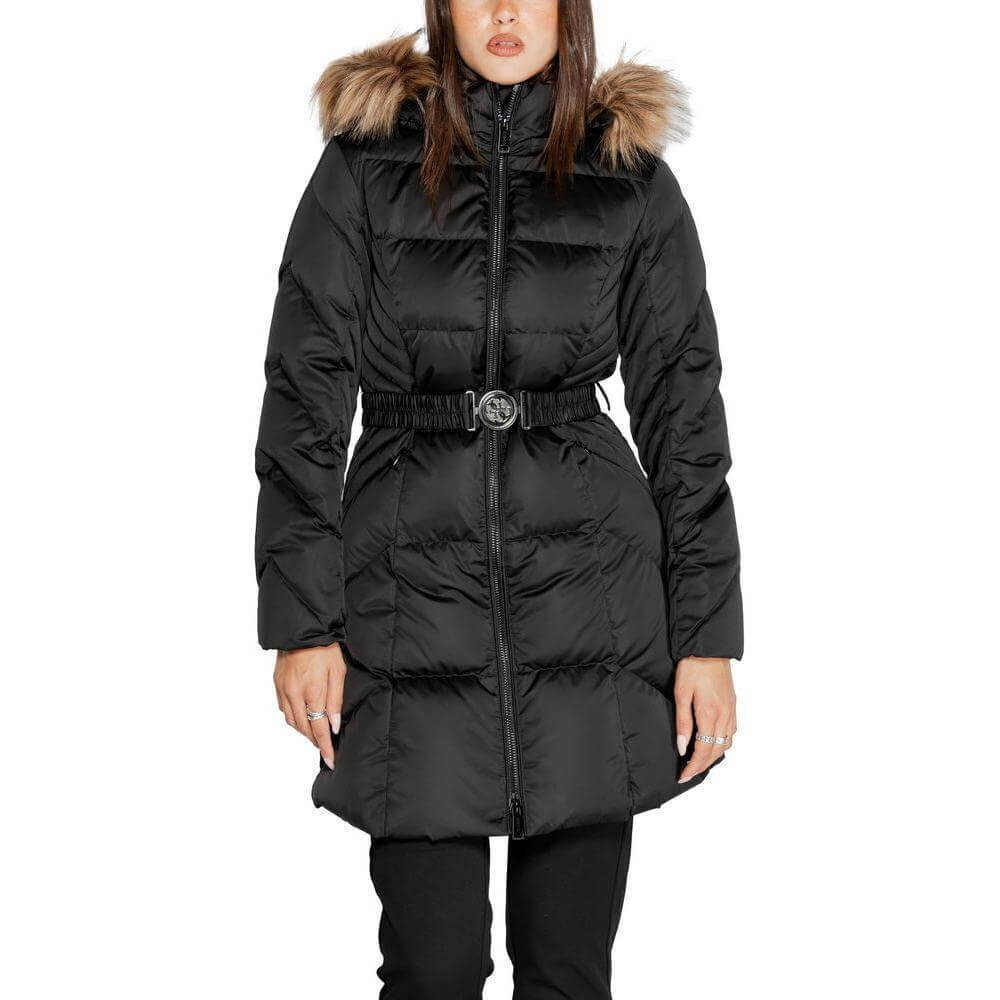 Guess Black Polyester Jackets & Coat GU-14699000009-IT44|L