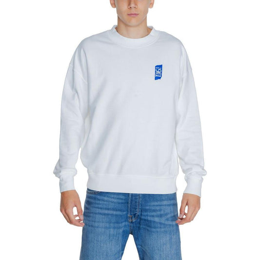 Replay White Cotton Sweatshirt RE-14825300008-IT48 | L