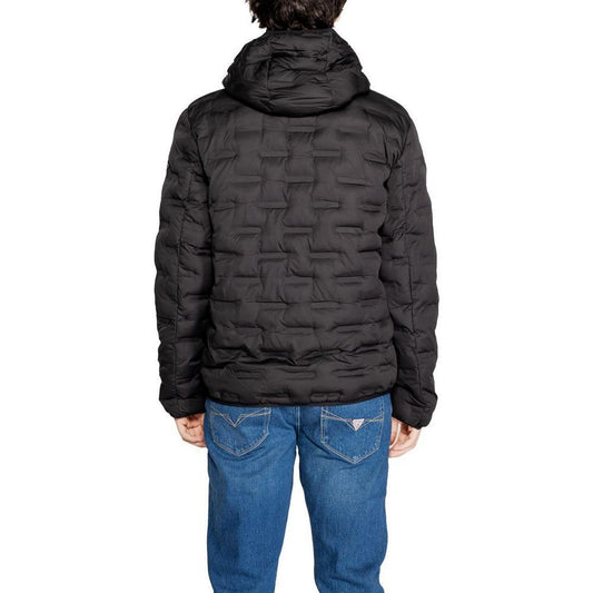 Replay Black Polyester Jackets & Coat RE-14825600009-IT54 | XXL