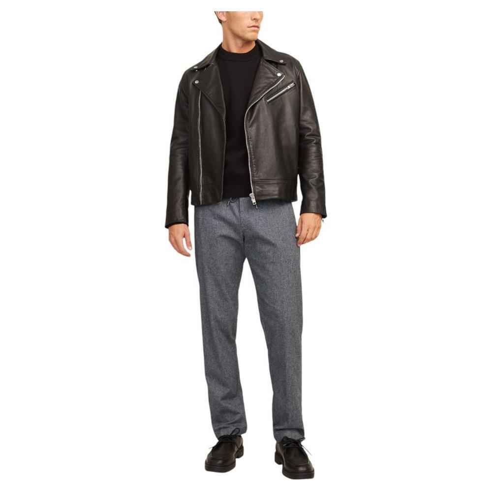 Jack Jones Gray Cotton Pant JA-14846100136-IT42 | XS