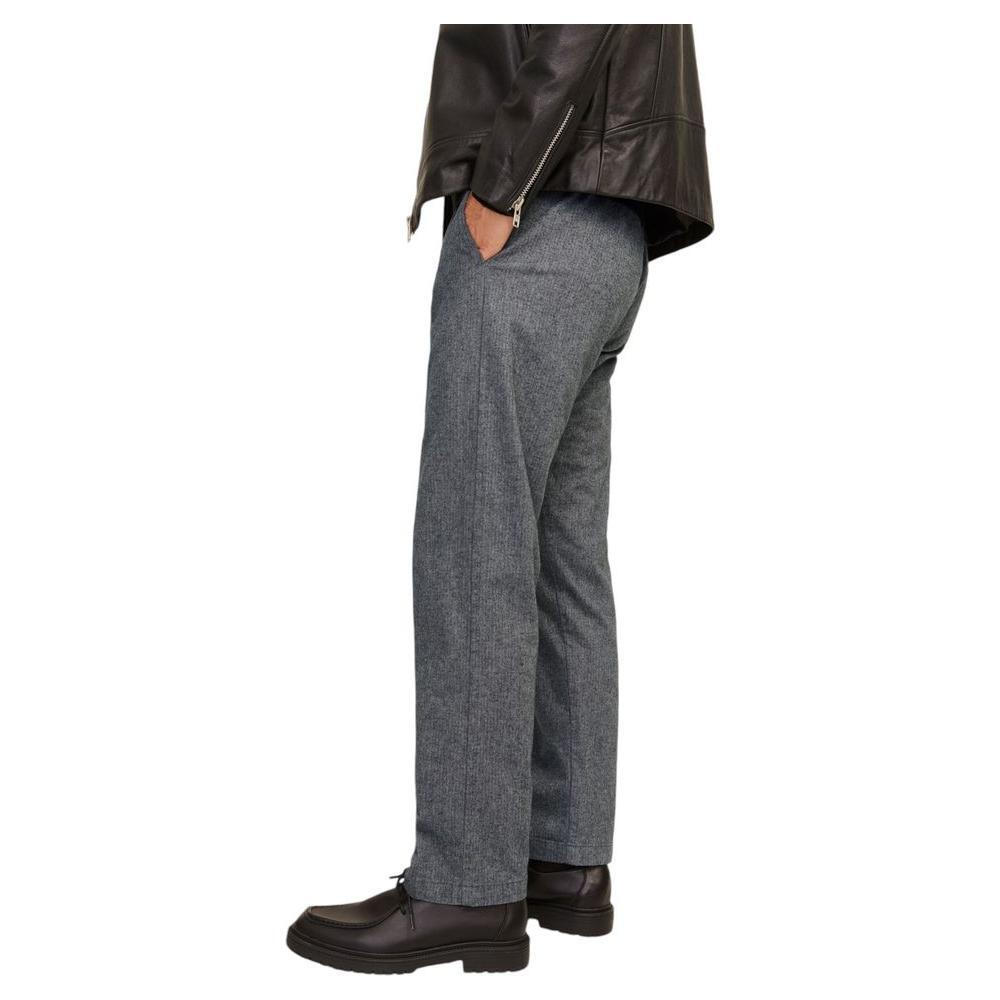 Jack Jones Gray Cotton Pant JA-14846100136-IT42 | XS