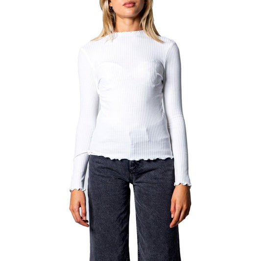 Only White Polyester Turtleneck ON-5477600008-IT44|L