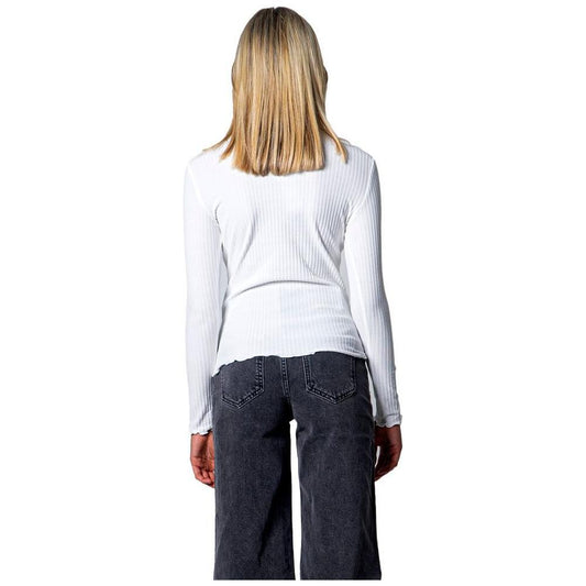 Only White Polyester Turtleneck ON-5477600008-IT44|L