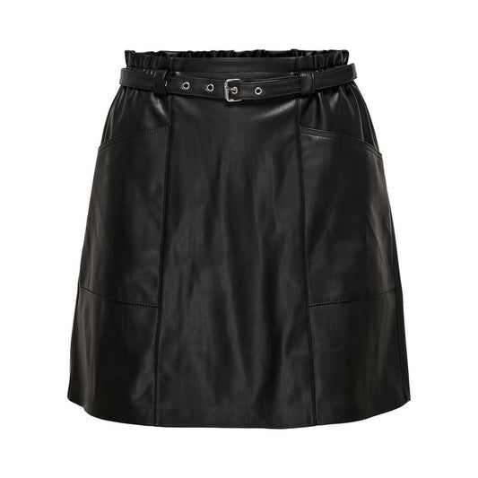 Only Black Polyester Mini ON-7186700009-IT40|S