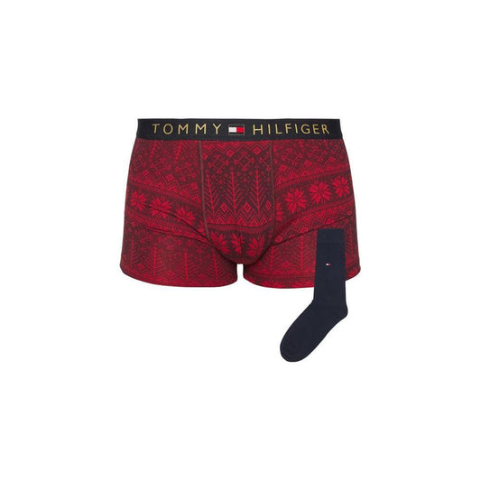 Tommy Hilfiger Bordeaux Cotton Boxer TO-9952100129-IT44 | S