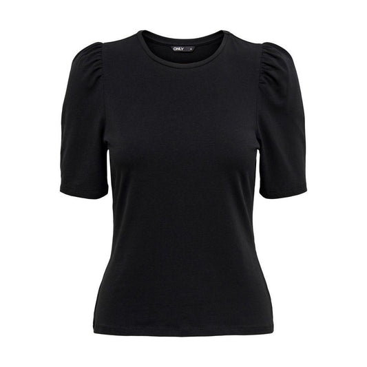 Only Black Cotton T-Shirt ON-10272500009-IT38|XS