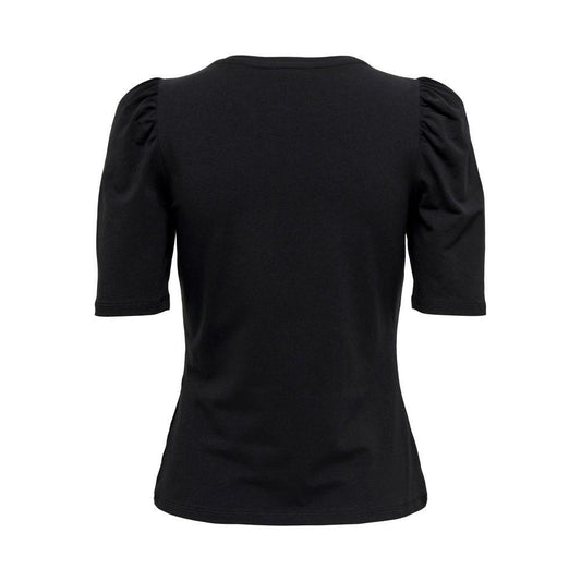Only Black Cotton T-Shirt ON-10272500009-IT38|XS