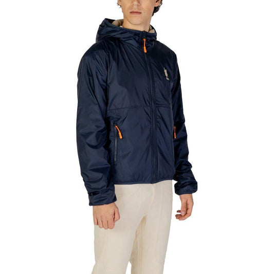U.S. POLO ASSN. Blue Polyamide Jackets & Coat US-15717900128-IT54 | XXL