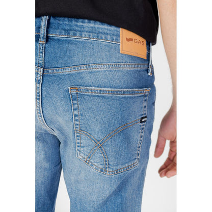 Gas Blue Cotton Bermuda