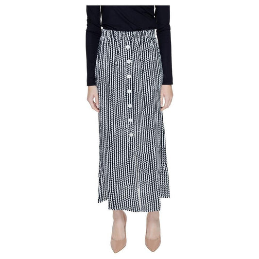Only Black Viscose Skirt ON-13397100009-IT36|XXS