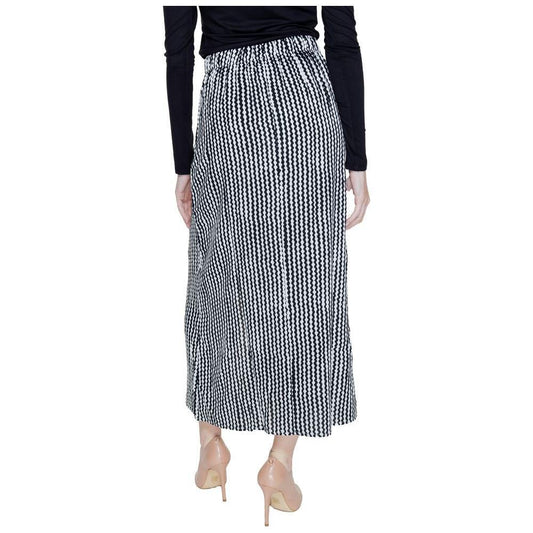Only Black Viscose Skirt ON-13397100009-IT36|XXS