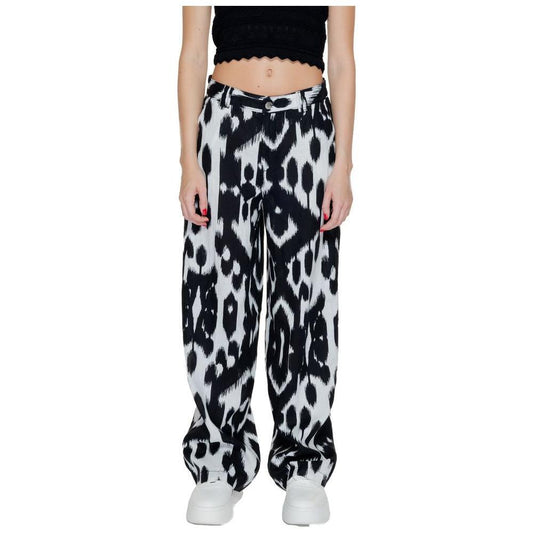 Street One Black Linen Pant ST-14510300009-W38 | L32