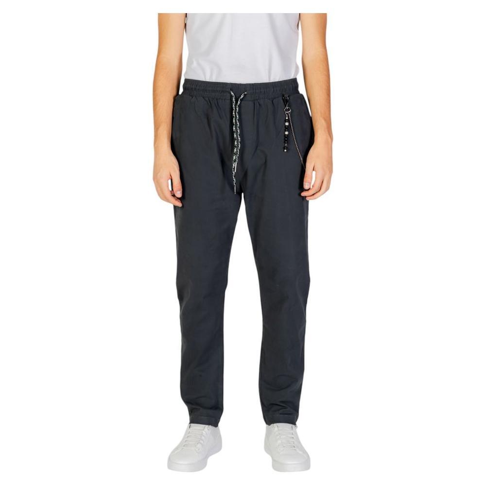 Gianni Lupo Gray Cotton Pant GI-14788300138-IT48 | M