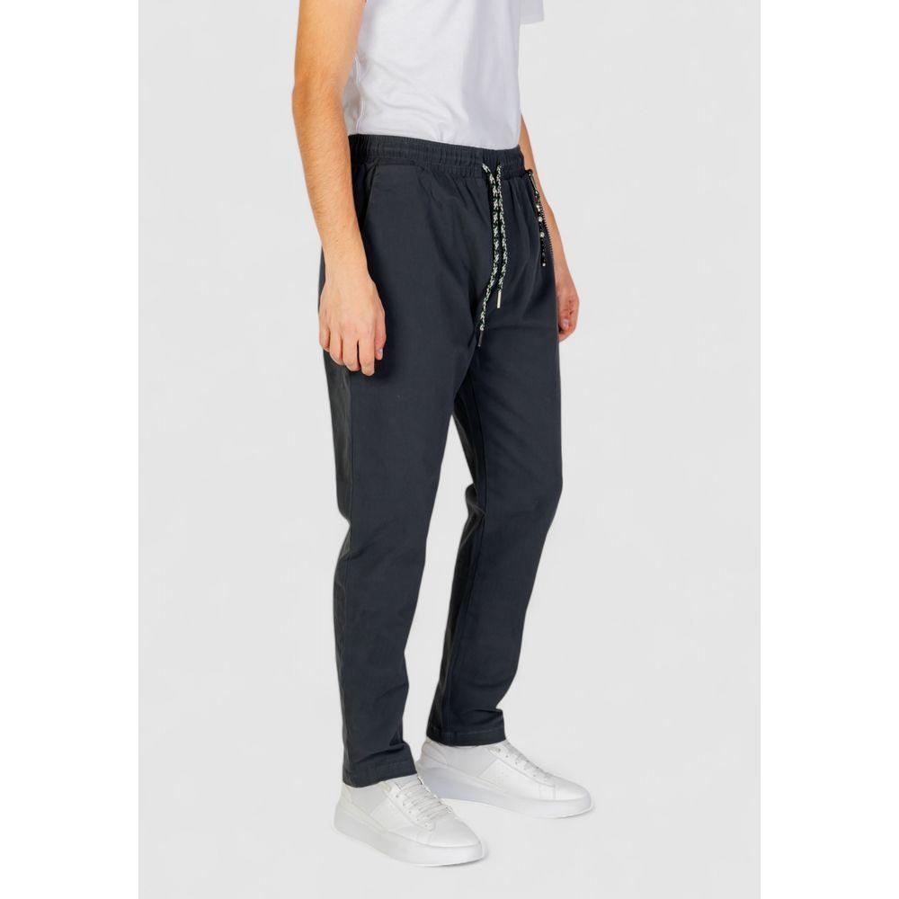 Gianni Lupo Gray Cotton Pant GI-14788300138-IT48 | M