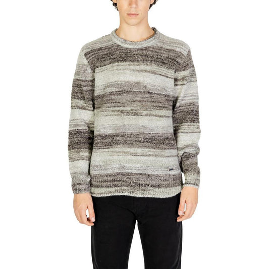 Gianni Lupo Gray Polyacrylic Sweater GI-15610500136-IT52 | XL