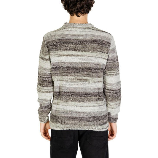 Gianni Lupo Gray Polyacrylic Sweater GI-15610500136-IT52 | XL