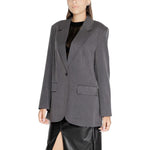 Only Gray Recycled Polyester Blazer ON-14843900136-IT38|XS