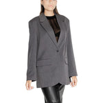 Only Gray Recycled Polyester Blazer ON-14843900136-IT38|XS