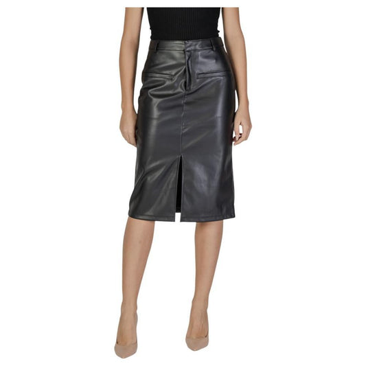 Vila Clothes Black Polyester Long VI-15726600009-IT40|S