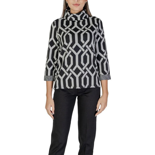 Street One Black Polyester Sweater ST-15733500009-46