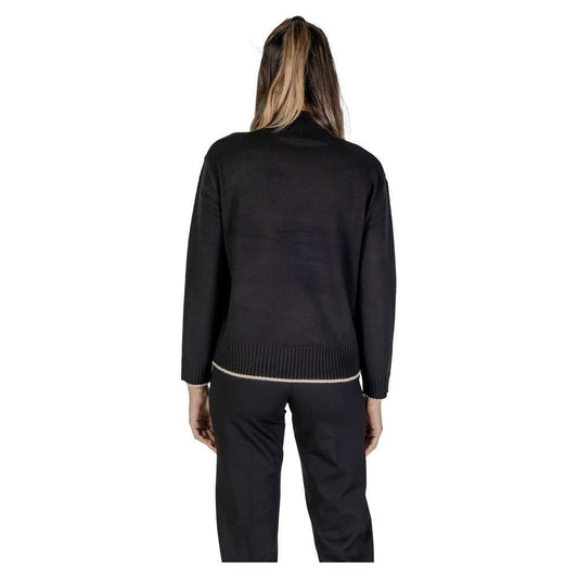 Street One Black Polyester Sweater ST-15734000009-46