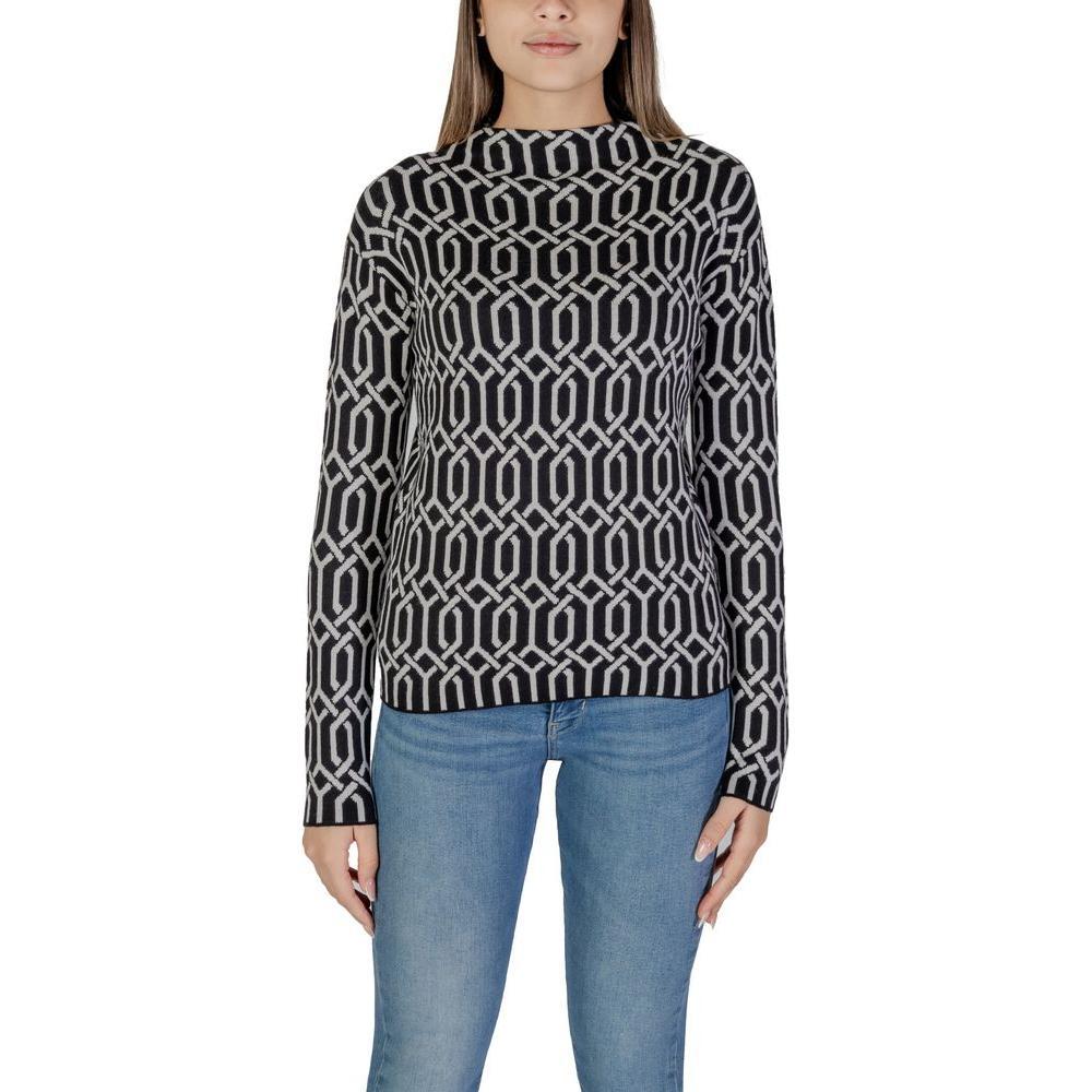 Street One Black Viscose Sweater ST-15765000009-IT42|M