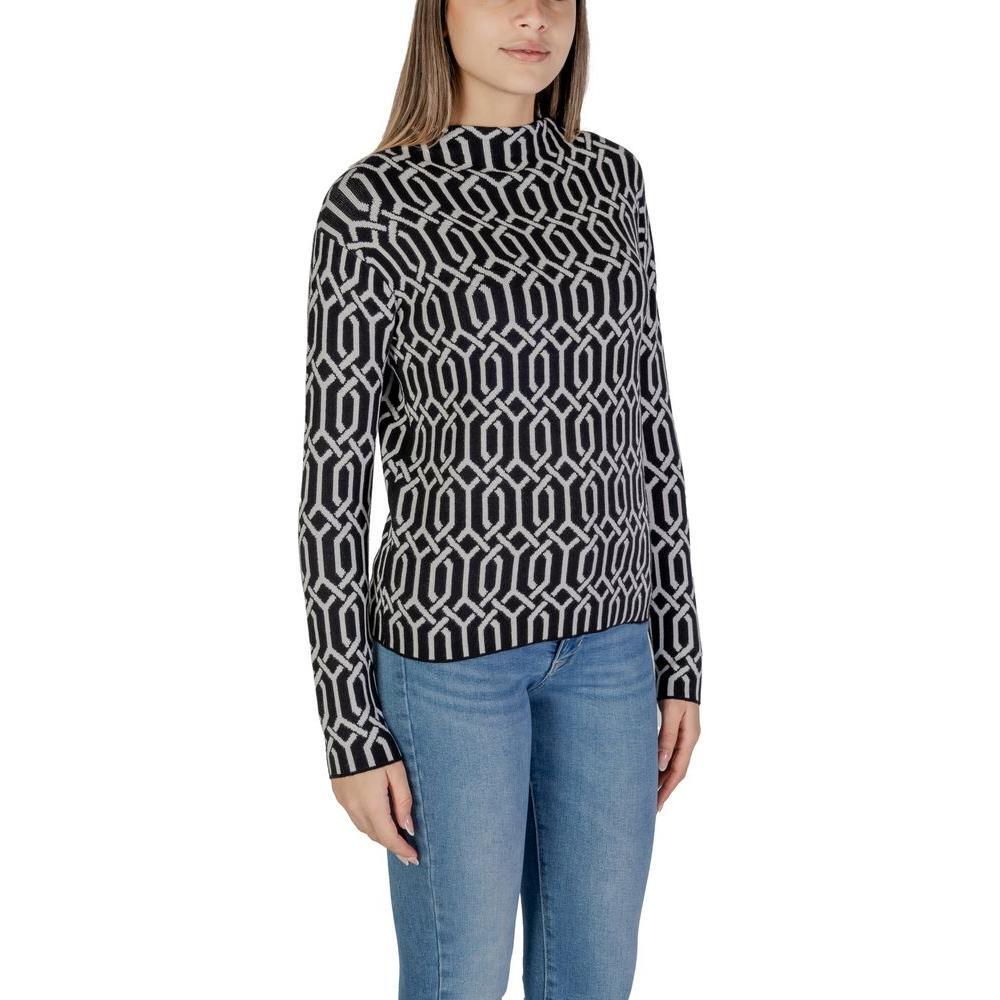 Street One Black Viscose Sweater ST-15765000009-IT42|M