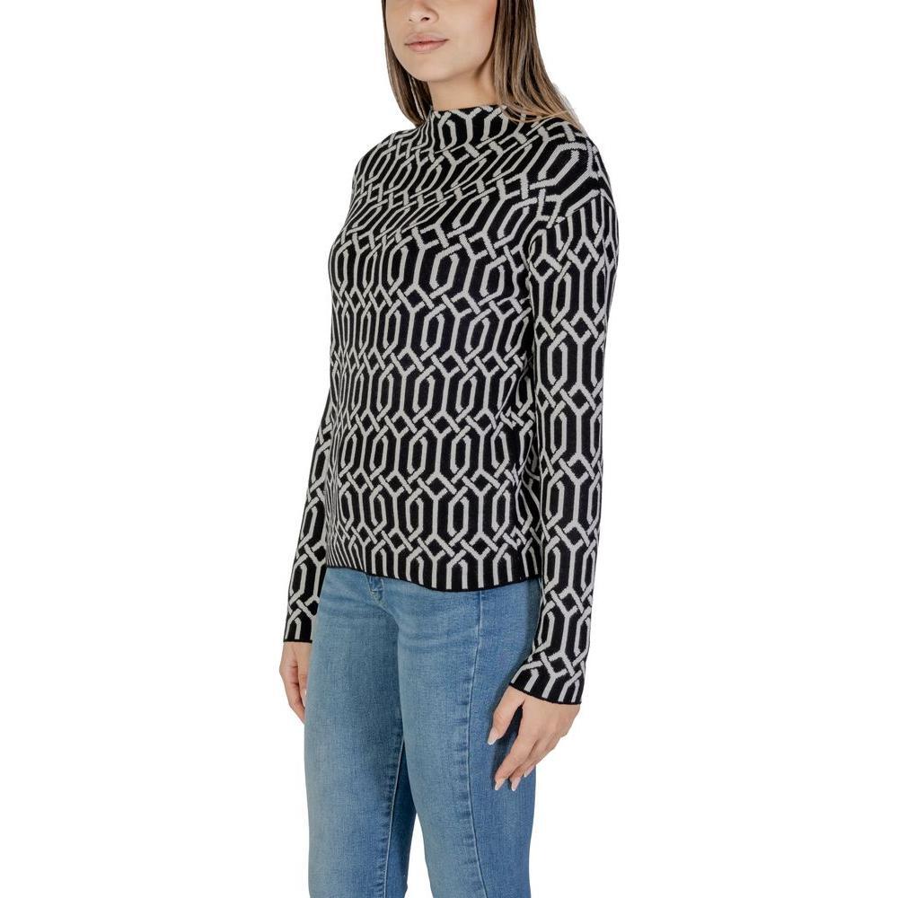 Street One Black Viscose Sweater ST-15765000009-IT42|M
