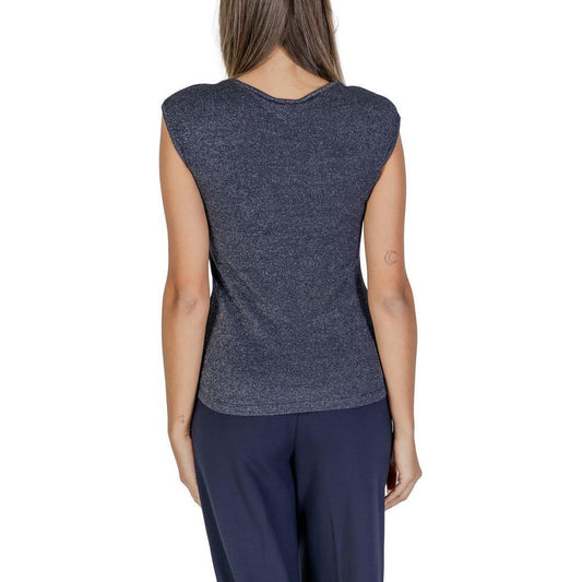Street One Blue Viscose Tank Top ST-15624000010-IT42|M