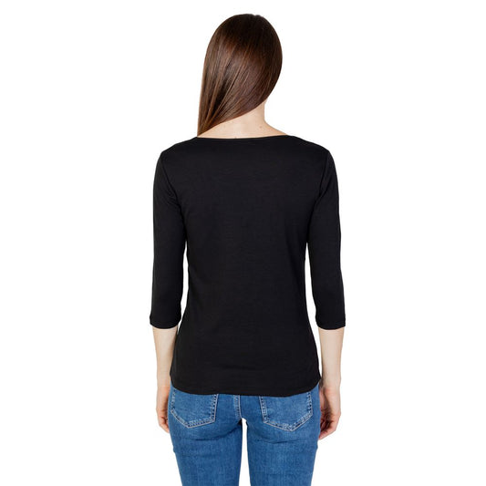 Street One Black Cotton Long Sleeve ST-12748000009-IT38|XS