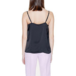 Jacqueline De Yong Black Polyester Tank Top JA-14212300009-IT36|XXS