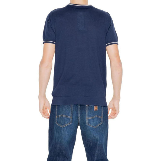 Hamaki-Ho Blue Cotton Sweater HA-14213400128-IT52 | XL