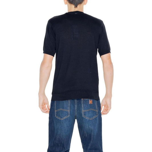 Hamaki-Ho Black Cotton Sweater HA-14213500009-IT48 | L