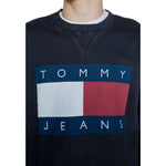 Tommy Hilfiger Jeans Black Cotton Sweatshirt TO-14566500009-IT44 | S