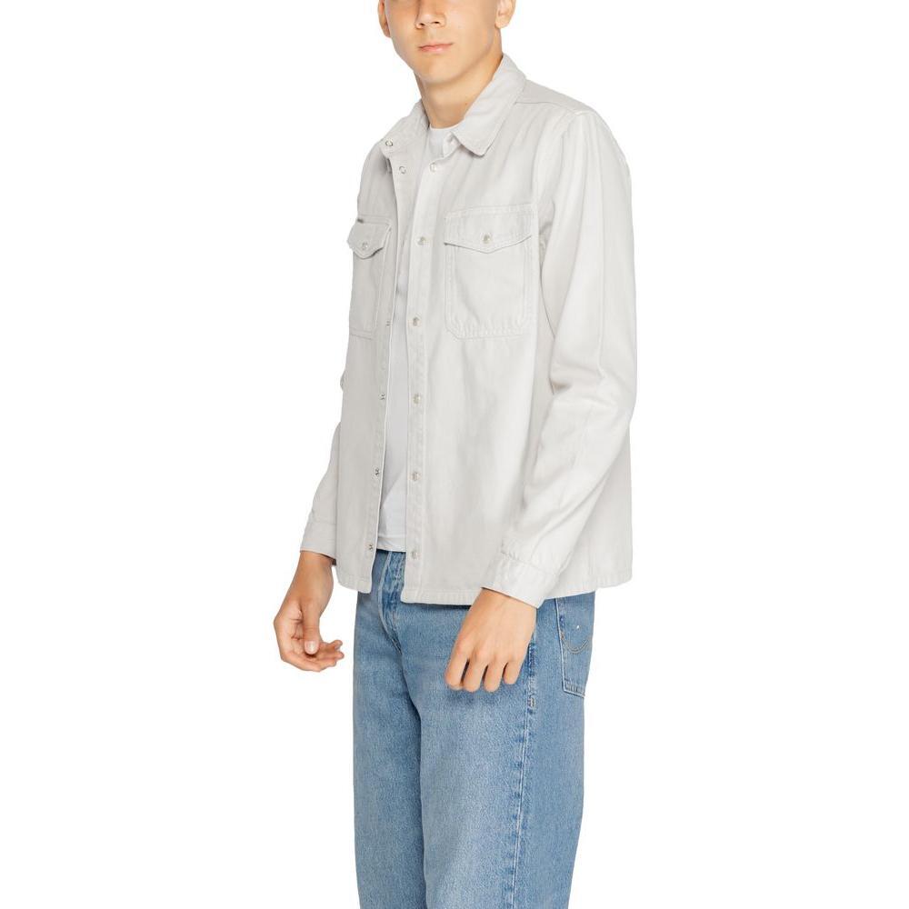 Antony Morato Gray Cotton Shirt AN-14638100137-IT56 | 3XL