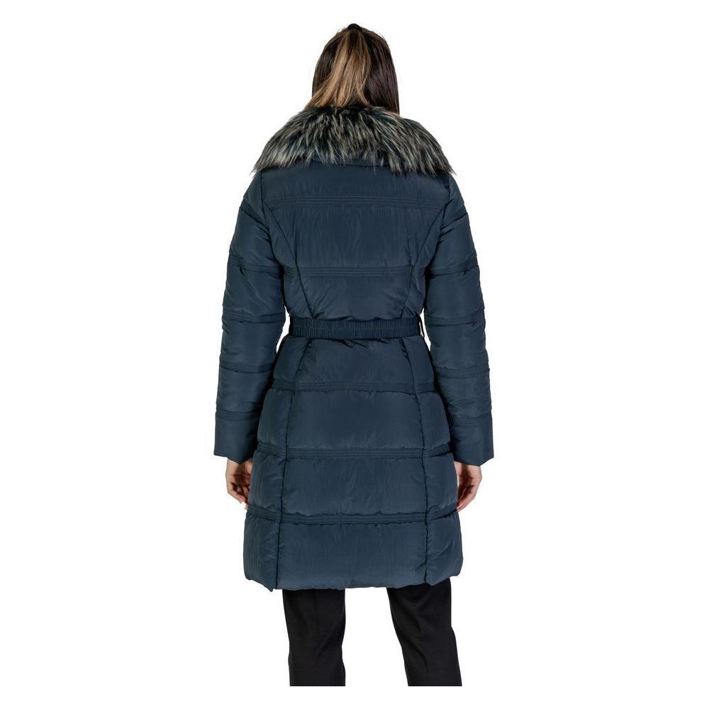 Guess Black Polyester Jackets & Coat GU-14698800144-IT42|M