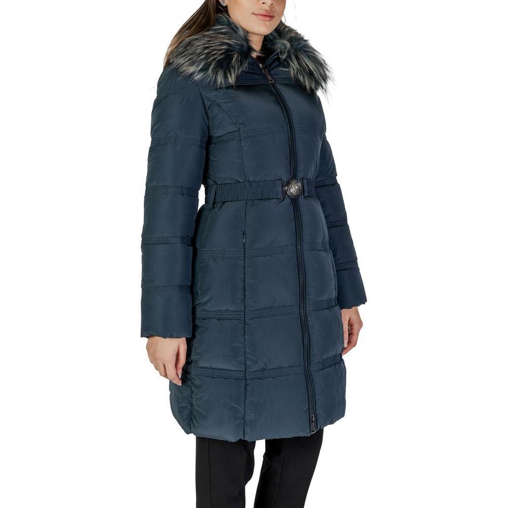 Guess Black Polyester Jackets & Coat GU-14698800144-IT42|M
