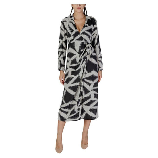 Jacqueline De Yong Black Recycled Polyester Long