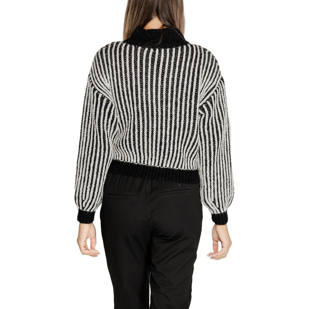 Jacqueline De Yong Black Polyester Sweater