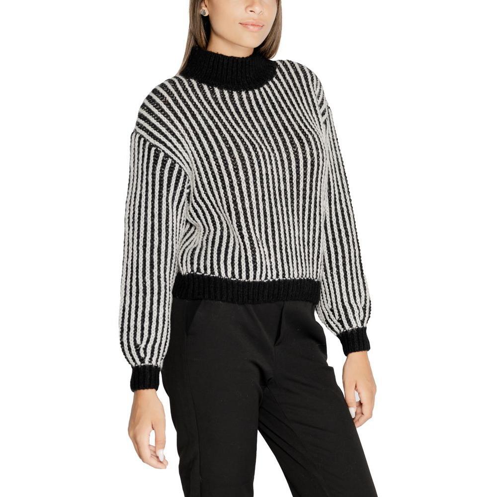 Jacqueline De Yong Black Polyester Sweater