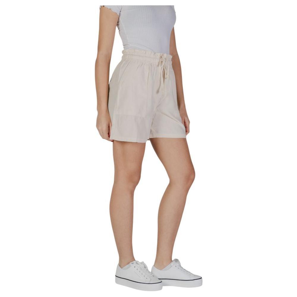 B.Young Beige Cotton Short