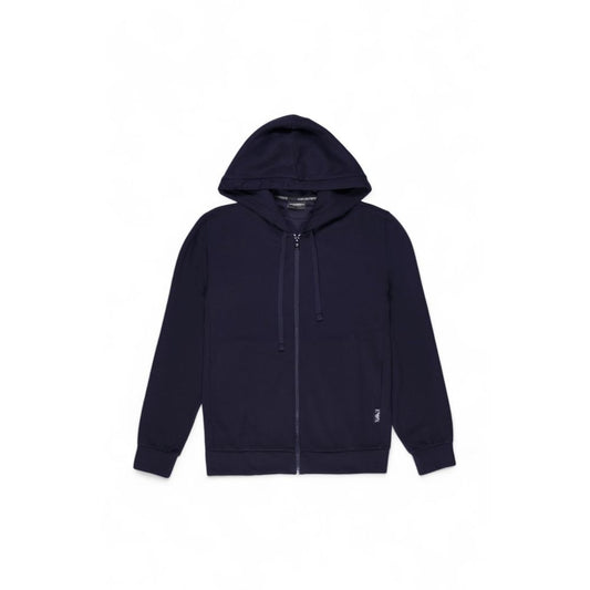 Emporio Armani Underwear Blue Polyester Hoody EM-15168800010-IT52 | XL