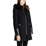 Morgan De Toi Black Wool Coat MO-15191900009-IT36|XXS