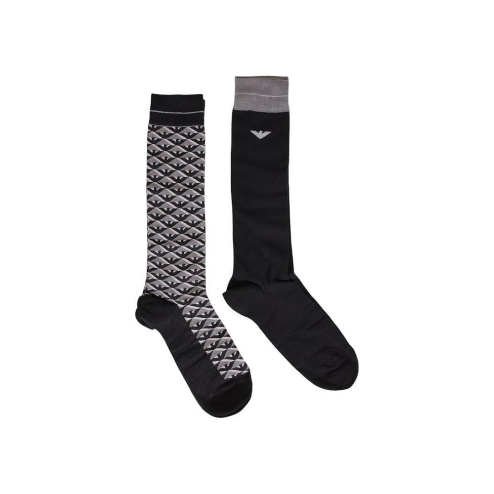 Emporio Armani Underwear Gray Cotton Sock EM-15192800136-ONE SIZE